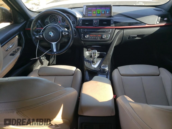 2015 BMW 3 Series 335i xDrive with VIN WBA3B9G56FNR93686, listed as a Copart auction lot 76399994 with 100,469 mi miles and Salvage Title. Bid and sale history available at carsss.com. Image 8.