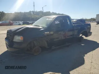 2006 Ford F-150 STX with VIN 1FTRF02216KB75195, listed as a Copart auction lot 76800104 with 171,538 mi miles and Salvage Title. Bid and sale history available at carsss.com. Image 1.