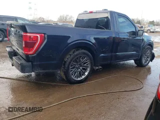 2022 Ford F-150 XL with VIN 1FTMF1E58NKE24645, listed as a Copart auction lot 42051515 with 43,429 mi miles and Salvage Title. Bid and sale history available at DreamBid. Image 3.