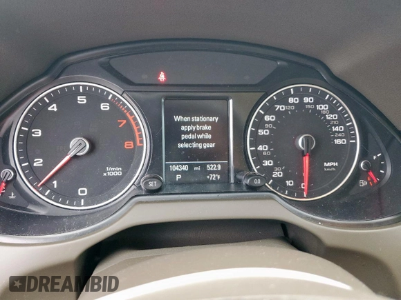 2015 Audi Q5 Premium Plus with VIN WA1LFAFP8FA059574, listed as a Copart auction lot 60562265 with 104,340 mi miles and Salvage title. Bid and sale history available at DreamBid. Image 9.