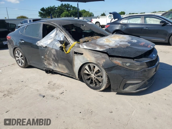 2019 Kia Optima LX with VIN 5XXGT4L30KG284850, listed as a Copart auction lot 56714065 with Not provided miles and Clean title. Bid and sale history available at DreamBid. Image 4.