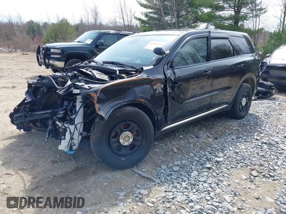 2023 Dodge Durango Pursuit with VIN 1C4RDJFG3PC656322, listed as a IAAI auction lot 42042621 with 10,921 mi miles and . Bid and sale history available at DreamBid. Image 2.
