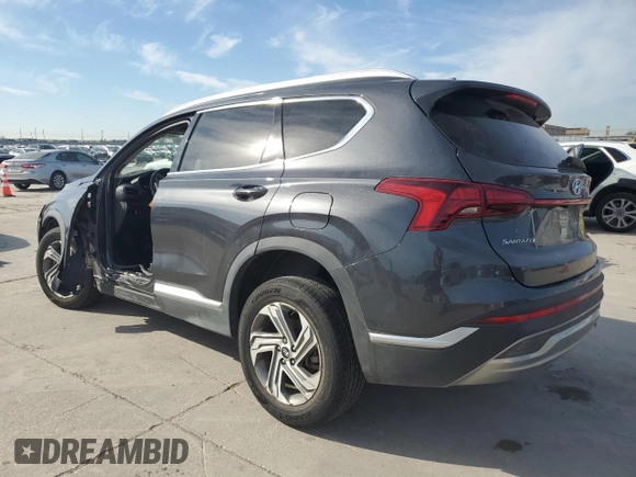 2021 Hyundai Santa Fe Essential with VIN 5NMS24AJ5MH361831, listed as a Copart auction lot 88458315 with 39,816 mi miles and Salvage Title. Bid and sale history available at carsss.com. Image 2.