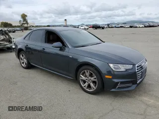 2018 Audi A4 Premium with VIN WAUDNAF49JA036460, listed as a Copart auction lot 48060675 with 135,640 mi miles and Salvage Title. Bid and sale history available at carsss.com. Image 4.