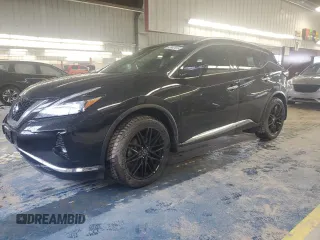 2019 Nissan Murano Platinum with VIN 5N1AZ2MSXKN142634, listed as a Copart auction lot 47642415 with 85,070 mi miles and Salvage title. Bid and sale history available at DreamBid. Image 1.