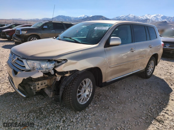 2011 Toyota Highlander with VIN 5TDBK3EH5BS060181, listed as a Copart auction lot 50558775 with 108,457 mi miles and Salvage Title. Bid and sale history available at carsss.com. Image 1.