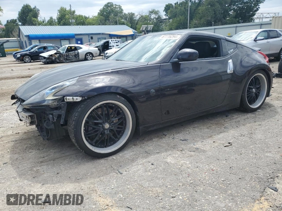 2010 Nissan 370Z Touring with VIN JN1AZ4EH1AM504571, listed as a Copart auction lot 67776294 with 56,166 mi miles and Salvage Title. Bid and sale history available at carsss.com. Image 1.