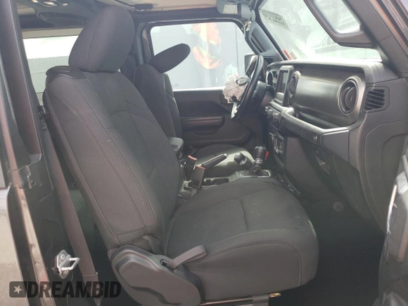 2020 Jeep Wrangler Sport with VIN 1C4GJXAG7LW274054, listed as a Copart auction lot 59922124 with 39,652 mi miles and Salvage title. Bid and sale history available at DreamBid. Image 12.