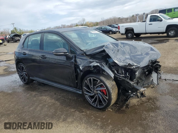 2023 Volkswagen Golf GTI Autobahn with VIN WVWVA7CD8PW155347, listed as a Copart auction lot 50569535 with 19,995 mi miles and Salvage Title. Bid and sale history available at carsss.com. Image 4.