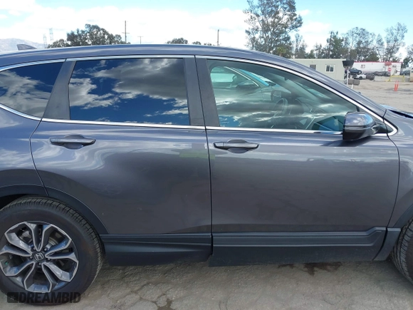 2021 Honda CR-V EX with VIN 2HKRW1H55MH422771, listed as a IAAI auction lot 41954473 with 47,148 mi miles. Bid and sale history available at carsss.com. Image 13.