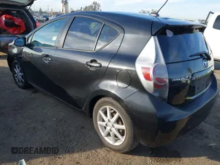 2012 Toyota Prius c One with VIN JTDKDTB36C1010956, listed as a IAAI auction lot 41476271 with 186,403 mi miles. Bid and sale history available at carsss.com. Image 3.