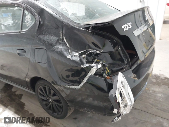 2020 Mitsubishi Mirage SE z VIN ML32F4FJXLHF08454, wystawiony jako IAAI lot #41593362 z przebiegiem 38 313 mil mil oraz . Historia ofert i sprzedaży dostępna na DreamBid. Obrazek 6.