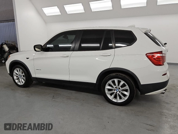 2013 BMW X3 xDrive28i with VIN 5UXWX9C59D0A15010, listed as a Copart auction lot 50263395 with 139,373 mi miles and Clean Title. Bid and sale history available at DreamBid. Image 2.