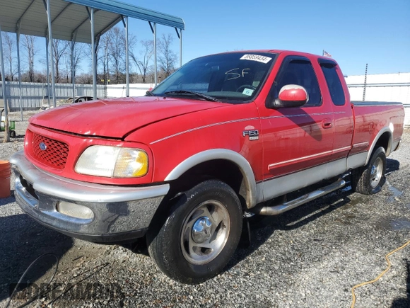 1998 Ford F-150 XL with VIN 1FTDX18W5WNA01779, listed as a Copart auction lot 86859434 with 293,706 mi miles and Salvage Title. Bid and sale history available at carsss.com. Image 1.
