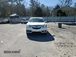 2015 Acura MDX Tech Pkg with VIN 5FRYD3H4XFB013234, listed as a Copart auction lot 46195785 with 156,628 mi miles and Salvage Title. Bid and sale history available at carsss.com. Image 12.