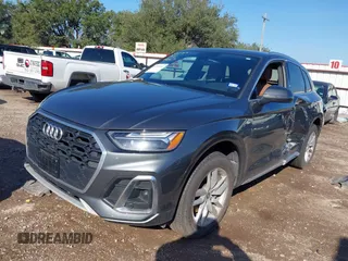 2022 Audi Q5 S line Premium with VIN WA1GAAFY5N2094705, listed as a IAAI auction lot 41175322 with 53,969 mi miles and . Bid and sale history available at DreamBid. Image 17.
