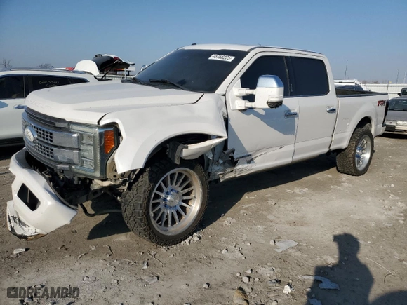 2017 Ford Super Duty F-250 SRW Lariat with VIN 1FT7W2BT3HEB46956, listed as a Copart auction lot 48768225 with 192,893 mi miles and Salvage Title. Bid and sale history available at carsss.com. Image 1.