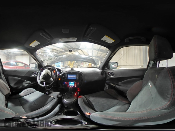 2015 Nissan Juke SV with VIN JN8AF5MV2FT561964, listed as a Copart auction lot 44040295 with 135,188 mi miles and Salvage Title. Bid and sale history available at DreamBid. Image 14.