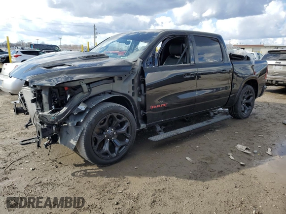 2022 Ram 1500 Limited z VIN 1C6SRFHT4NN380557, wystawiony jako Copart lot #46688005 z przebiegiem 43 198 mil mil oraz Szkoda całkowita • Salvage title. Historia ofert i sprzedaży dostępna na DreamBid. Obrazek 1.