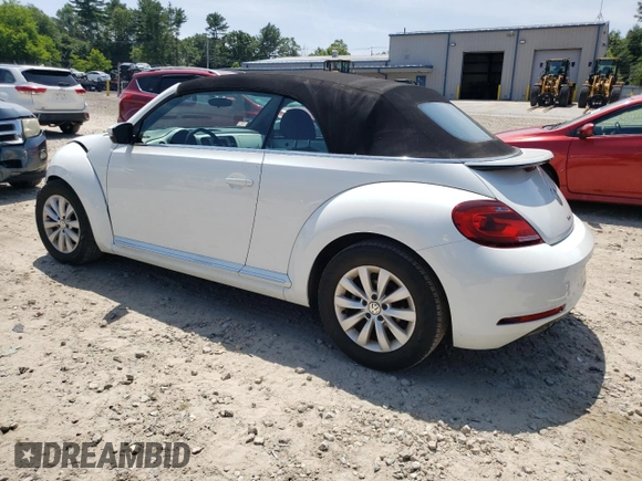 2018 Volkswagen Beetle S with VIN 3VW5DAAT7JM514853, listed as a Copart auction lot 60546195 with 62,143 mi miles and Salvage title. Bid and sale history available at DreamBid. Image 2.