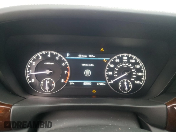 2018 Genesis G90 Premium z VIN KMHG34JA2JU041580, wystawiony jako Copart lot #83837604 z przebiegiem 67 258 mil mil oraz Szkody całkowita. Historia ofert i sprzedaży dostępna na DreamBid. Obrazek 9.
