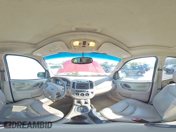 2006 Ford Escape Limited with VIN 1FMYU04116KA40963, listed as a Copart auction lot 61600525 with 208,696 mi miles and Salvage title. Bid and sale history available at DreamBid. Image 16.