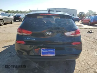 2019 Hyundai Elantra GT with VIN KMHH35LE1KU115891, listed as a Copart auction lot 72164844 with 53,806 mi miles and Salvage Title. Bid and sale history available at carsss.com. Image 6.