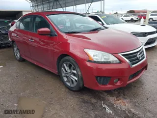 2013 Nissan Sentra SR with VIN 3N1AB7AP7DL635280, listed as a IAAI auction lot 41464335 with 96,763 mi miles. Bid and sale history available at carsss.com. Image 1.