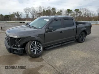 2015 Ford F-150 XLT with VIN 1FTEW1E87FFC44971, listed as a Copart auction lot 51836635 with 206,184 mi miles and Salvage Title. Bid and sale history available at DreamBid. Image 1.