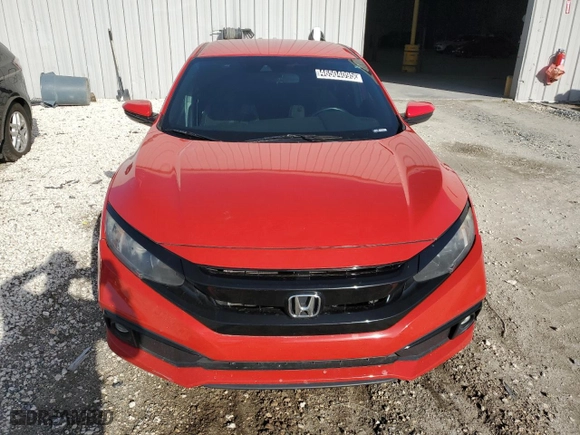 2019 Honda Civic Sedan Sport with VIN 2HGFC2F86KH516535, listed as a Copart auction lot 46504095 with 130,488 mi miles and Clean Title. Bid and sale history available at carsss.com. Image 5.