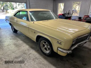 1966 Chevrolet Impala z VIN 164376Y158054, wystawiony jako Copart lot #86863514 z przebiegiem 32 332 mil mil oraz Czysty tytuł • Clean title. Historia ofert i sprzedaży dostępna na DreamBid. Obrazek 1.