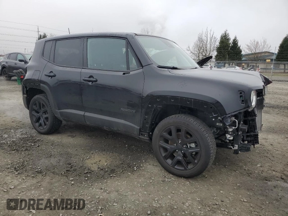 2023 Jeep Renegade Altitude with VIN ZACNJDE10PPP35395, listed as a Copart auction lot 47316405 with 9,815 mi miles and Salvage Title. Bid and sale history available at DreamBid. Image 4.