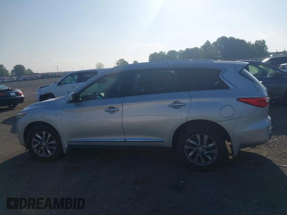 2014 Infiniti QX60 with VIN 5N1AL0MN7EC535832, listed as a IAAI auction lot 42117768 with 191,867 mi miles. Bid and sale history available at carsss.com. Image 14.