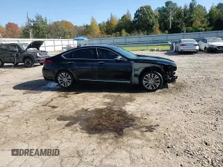 2017 Genesis G80 3.8L with VIN KMHGN4JE1HU177500, listed as a Copart auction lot 77677274 with 114,561 mi miles and Salvage Title. Bid and sale history available at carsss.com. Image 14.
