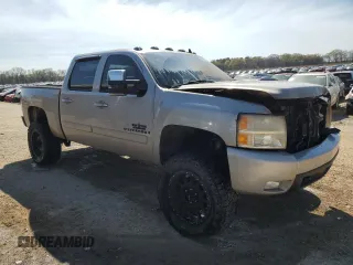 2008 Chevrolet Silverado 1500 LTZ with VIN 3GCEK13M88G148781, listed as a Copart auction lot 50987605 with Not Provided miles and Salvage Title. Bid and sale history available at DreamBid. Image 4.