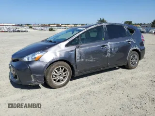2015 Toyota Prius Two with VIN JTDZN3EU7FJ035594, listed as a Copart auction lot 60571585 with 55,332 mi miles and Salvage title. Bid and sale history available at DreamBid. Image 1.