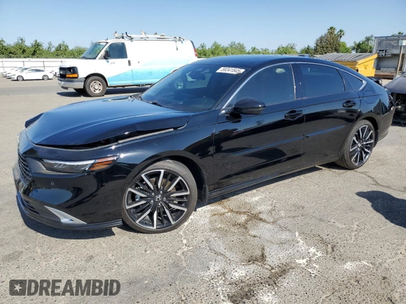2023 Honda Accord Touring with VIN 1HGCY2F88PA065537, listed as a Copart auction lot 59341845 with 34,595 mi miles and Salvage title. Bid and sale history available at DreamBid. Image 1.