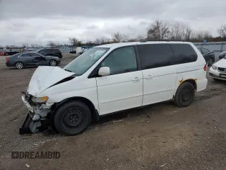 2002 Honda Odyssey EX z VIN 2HKRL18682H010276, wystawiony jako Copart lot #81397274 z przebiegiem Nie podano mil oraz Szkoda całkowita • Salvage title. Historia ofert i sprzedaży dostępna na DreamBid. Obrazek 1.