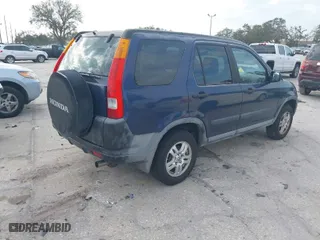 2003 Honda CR-V EX with VIN SHSRD77843U158226, listed as a IAAI auction lot 41491933 with 154,782 mi miles. Bid and sale history available at carsss.com. Image 4.