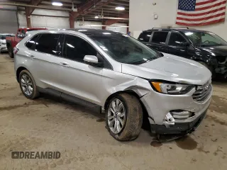 2019 Ford Edge Titanium with VIN 2FMPK4K92KBB68733, listed as a Copart auction lot 47167105 with 76,056 mi miles and Clean Title. Bid and sale history available at carsss.com. Image 4.