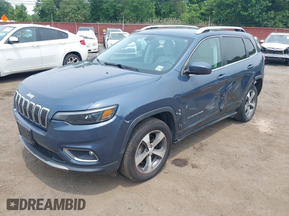 2020 Jeep Cherokee Limited with VIN 1C4PJMDX3LD603242, listed as a IAAI auction lot 42499494 with 51,491 mi miles and . Bid and sale history available at DreamBid. Image 6.