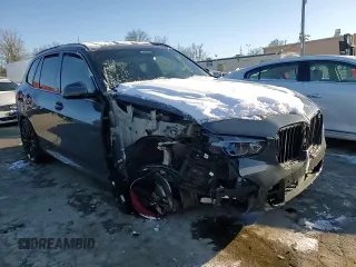 2022 BMW X5 M50i with VIN 5UXJU4C06N9M13151, listed as a Copart auction lot 45640985 with 0 mi miles and Salvage Title. Bid and sale history available at carsss.com. Image 11.