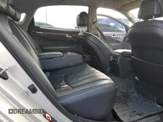 2013 Hyundai Equus Signature with VIN KMHGH4JH8DU058788, listed as a Copart auction lot 46627145 with 80,753 mi miles and Salvage Title. Bid and sale history available at DreamBid. Image 10.