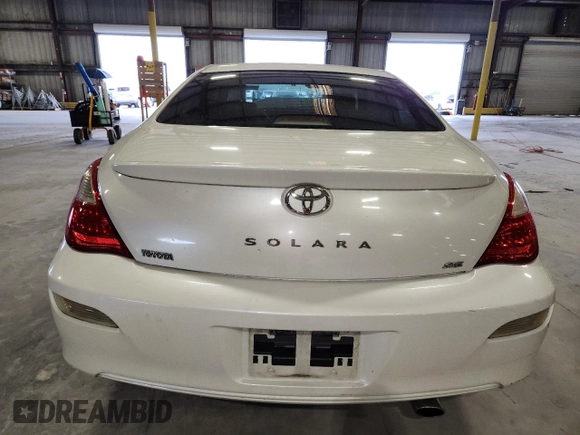 2007 Toyota Solara SE with VIN 4T1CE30P77U761250, listed as a Copart auction lot 62645425 with Not provided miles and Salvage title. Bid and sale history available at DreamBid. Image 6.