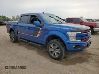 2018 Ford F-150 XL with VIN 1FTEW1EGXJFE00890, listed as a Copart auction lot 58517035 with Not provided miles and Salvage title. Bid and sale history available at DreamBid. Image 4.