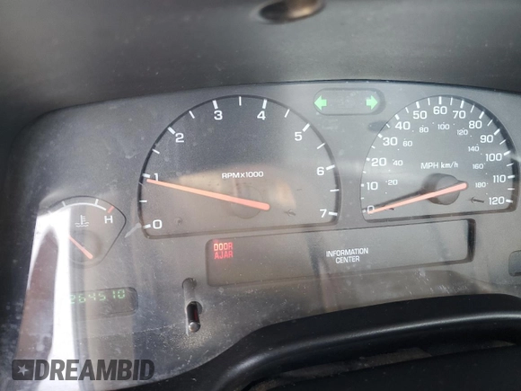 2003 Dodge Dakota with VIN 1D7FL16X23S122093, listed as a Copart auction lot 87394974 with 264,510 mi miles and Salvage Title. Bid and sale history available at carsss.com. Image 9.