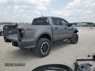 2021 Ford Ranger XL with VIN 1FTER4FH1MLD36020, listed as a Copart auction lot 58893745 with 48,296 mi miles and Salvage title. Bid and sale history available at DreamBid. Image 3.