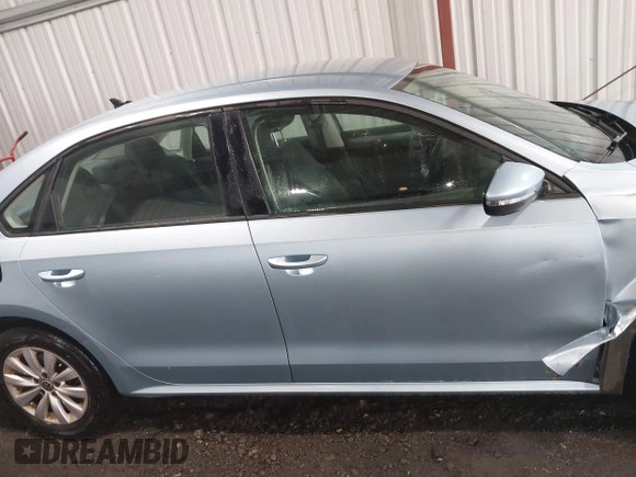 2012 Volkswagen Passat S w/Appearance with VIN 1VWAP7A30CC042041, listed as a IAAI auction lot 42051506 with 154,896 mi miles. Bid and sale history available at carsss.com. Image 13.