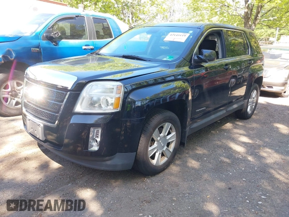 2013 GMC Terrain SLE with VIN 2GKALMEK5D6168098, listed as a IAAI auction lot 42145119 with 106,730 mi miles. Bid and sale history available at carsss.com. Image 2.