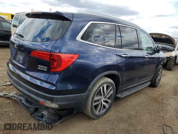 2016 Honda Pilot Touring with VIN 5FNYF6H90GB024916, listed as a Copart auction lot 53024175 with 132,295 mi miles and Salvage Title. Bid and sale history available at DreamBid. Image 3.